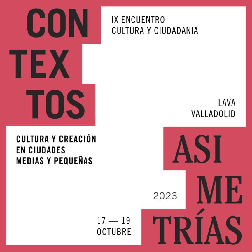 Cartel encuentro cultura y ciudadanía